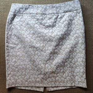 The Limited Cream Floral Pencil Skirt